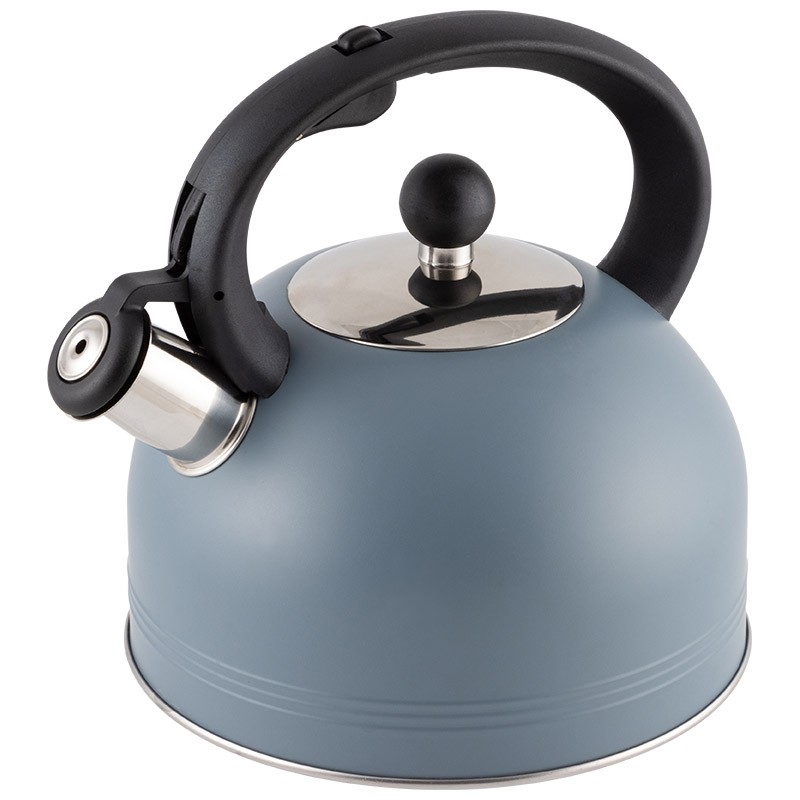 Чайник нерж. сталь MENTOLO 2,5л со свистком окрашенный корпус 985616 