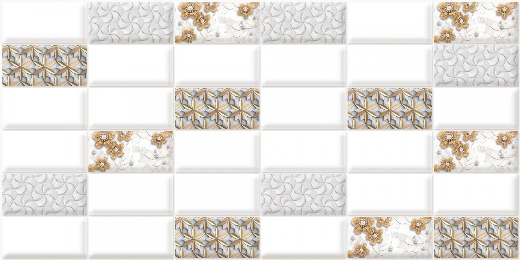 Панель декоративная ПВХ Плитка Белла модуль 485х960мм