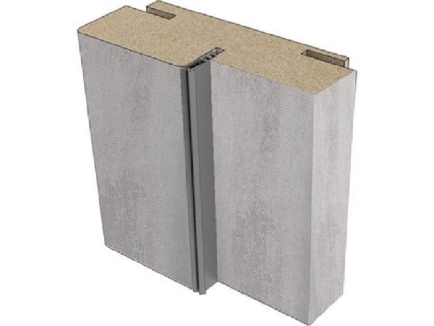 Коробочный брус телескоп МДФ с уплотнителем Дуб элегансия серый (к двери Соло) 70х32х2070 2,5шт