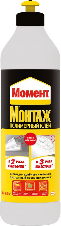 Клей полимерный МОМЕНТ МОНТАЖ 500мл /1898437/***1898437- купить в АПлайн