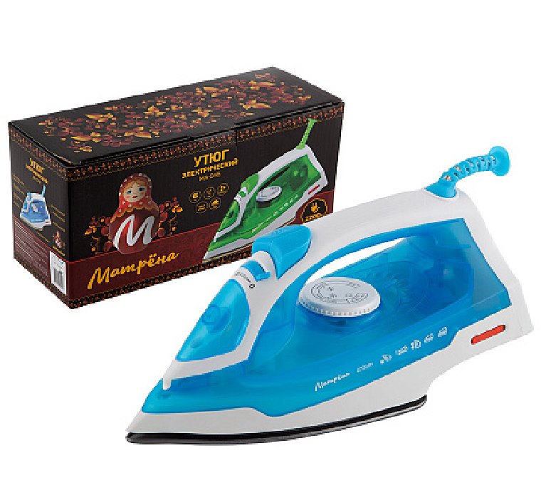 Утюг Матрёна MA-046 2200Вт голубой 006388