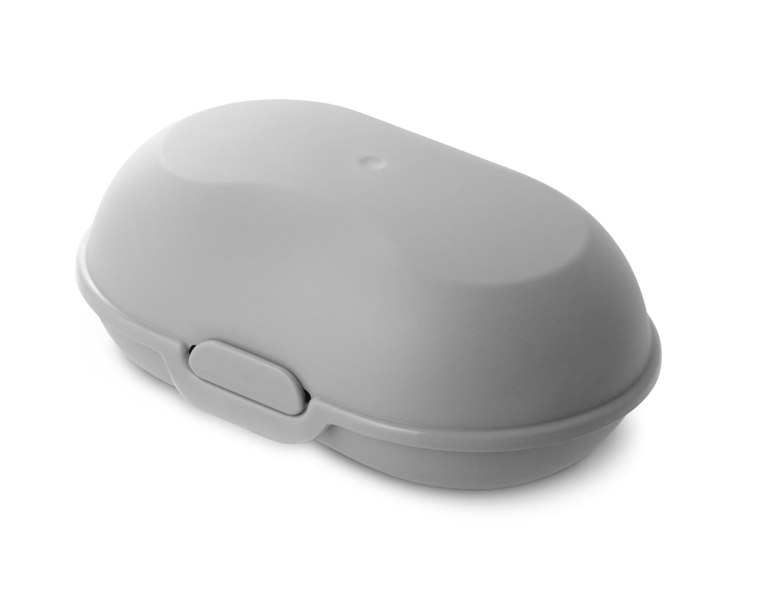 Мыльница пласт. закрытая Аттенто пыльно-серая С320ПСЕР