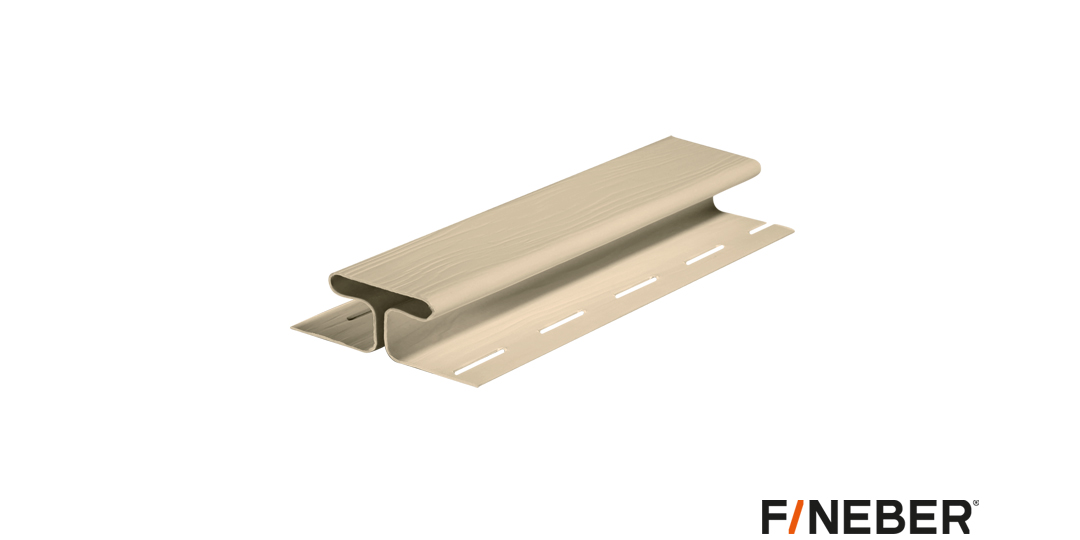 Профиль- H  к сайдингу FINEBER CLASSIC COLOR слоновая кость 3,05м