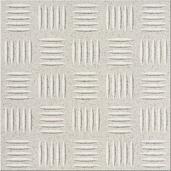 Керамогранит U126A FLUTED серо-бежевый КГ рифленый 30х30см 