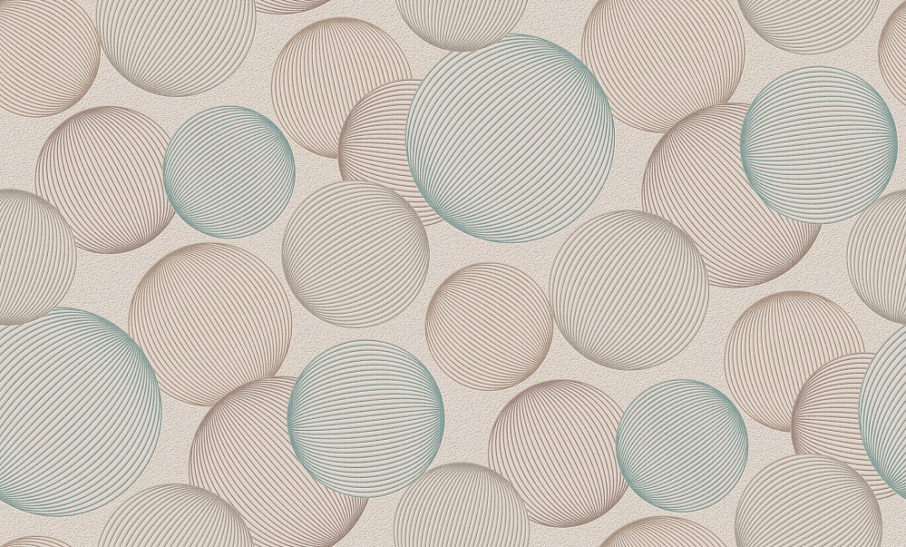 Обои виниловые на флизелиновой основе Белвинил Шары 1,06х10м 11СБ3-Д / 0329-62