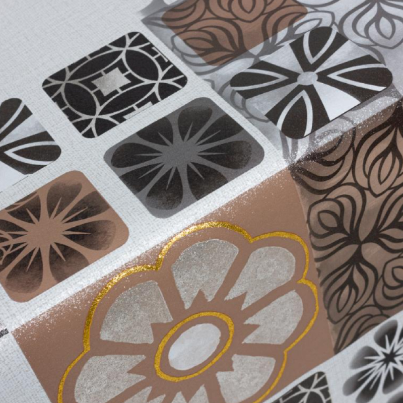 Клеенка Аурум Колор Азулежу на тканевой основе 1,37(+/-3)х20м LJ83027-4