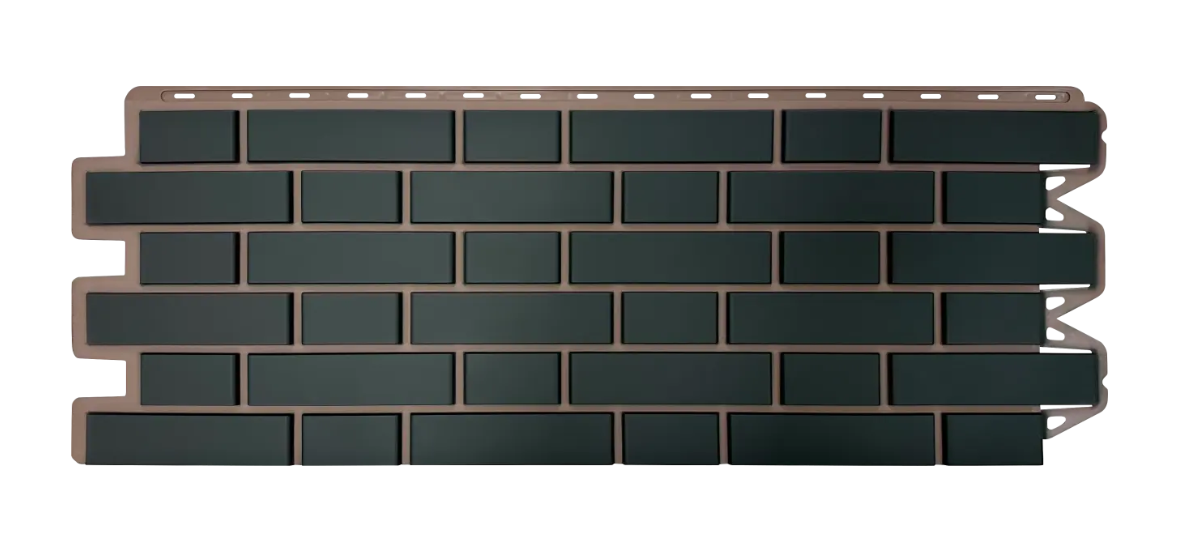 Фасадная панель "Альта Профиль" Кирпич Клинкерный графит 1,22х0,44м / 0,54м2