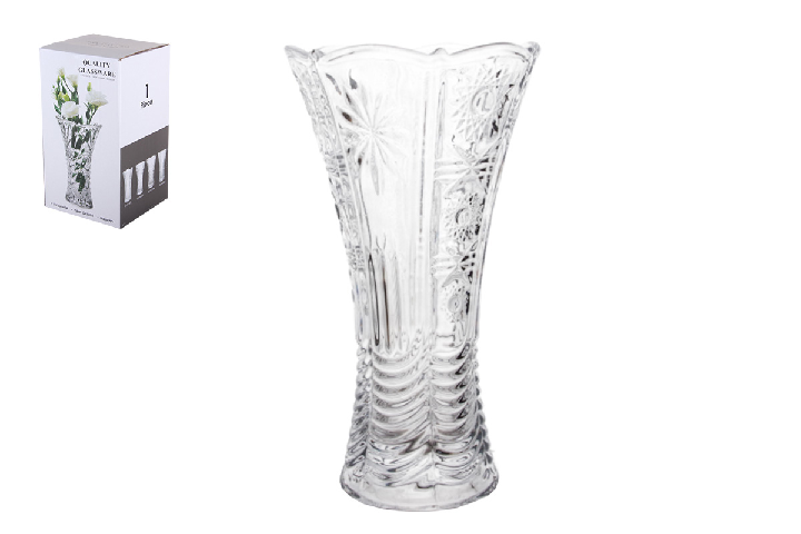 Ваза стекл. для цветов 13х25.5см 9161 693842