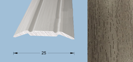 Порог-стык 0,9м 25мм П71,13, Бук белый