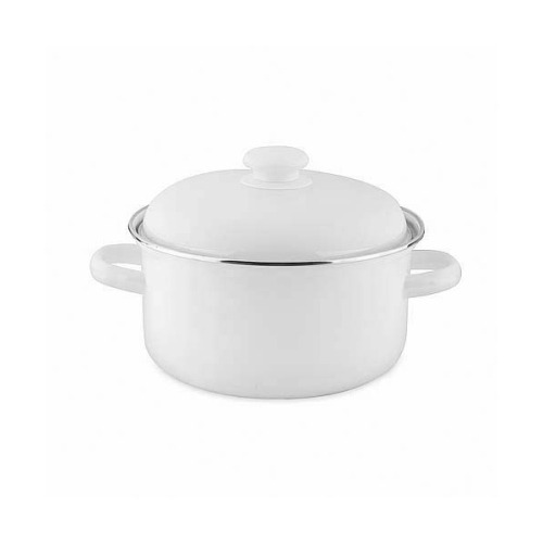 Кастрюля эмаль. Лысьва 2,0л недекор белая С-1510АП2 