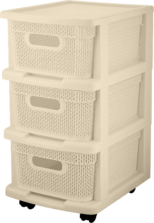 Комод пласт.Keeplex 370х300х56,3 бежевый KL379522005