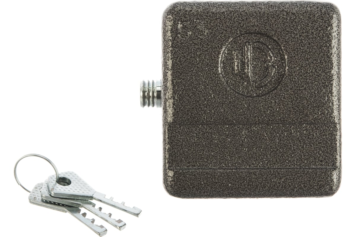 Замок навесной LOCKLY ВС20-10 Blister чугун закрытый кирпич