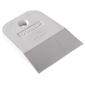 ШПАТЕЛЬ РЕЗИНОВЫЙ ЗУБР "МАСТЕР" БЕЛЫЙ 100ММ /1016-100_z01/