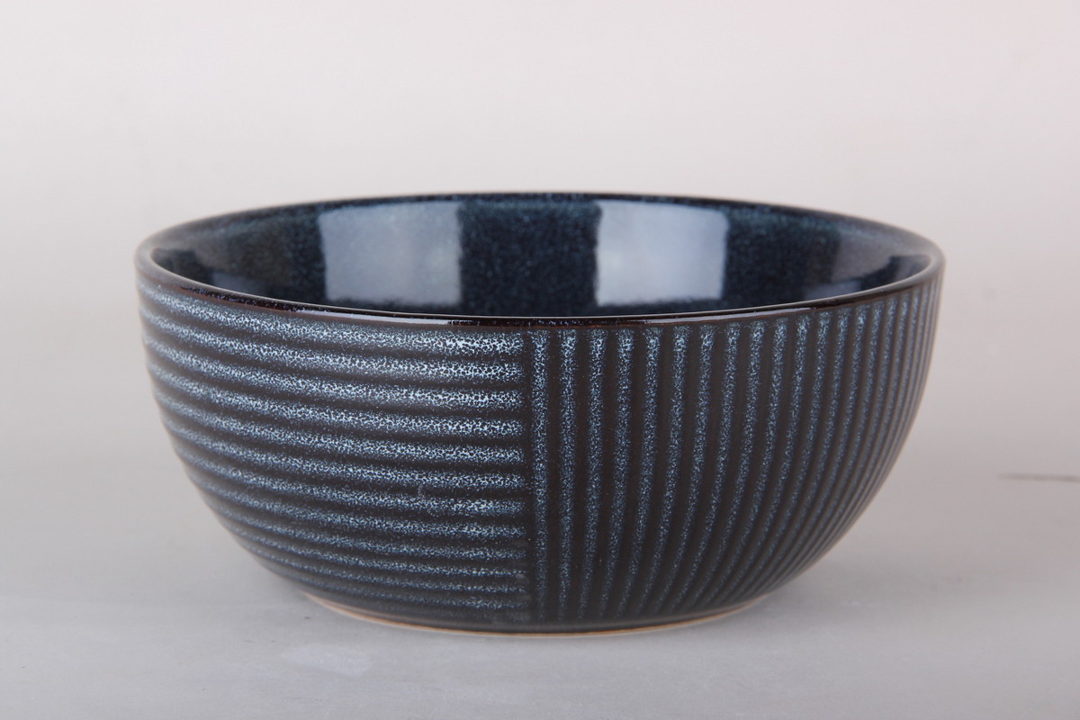 Салатник керам. Stripe 15см 650мл HH24827-3