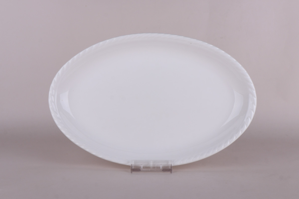 Блюдо керам. Оксфорд общепит 35.5см DX037