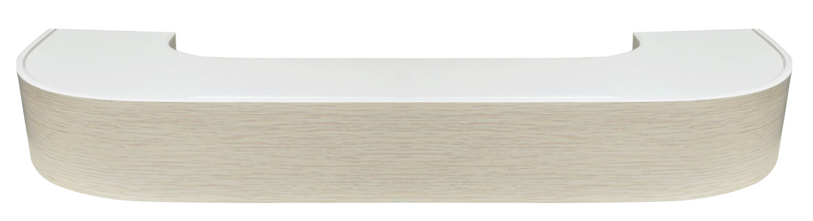 Карниз пластиковый 3-х рядный "ЭД Винтаж" Слоновая кость 2,0м 67961