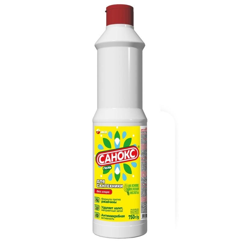 Средство чистящее для сантехники Санокс-гель 750 мл