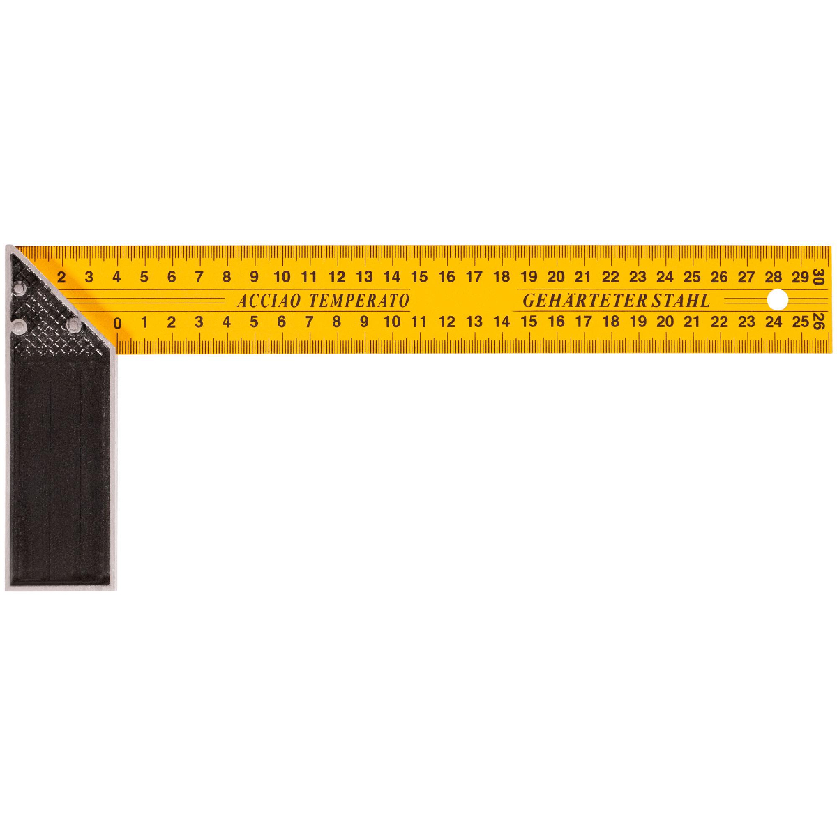 Угольник 300мм столярный, двухсторонняя шкала MOS 19373М