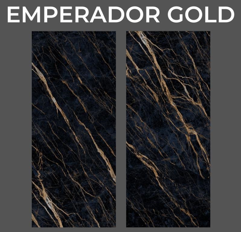 Декоративная стена PVC (гибкий мрамор) Emperador Gold глянцевая 1200х2800х1мм