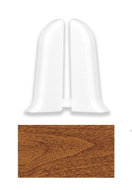 Торцевые (пара) для плинтуса "Идеал Комфорт" 55мм, 336 Мербау