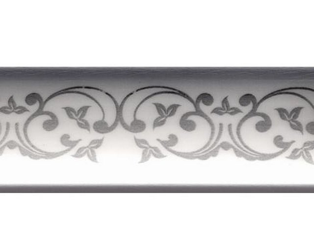 Плинтус потолочный экструдированный "Мартин-Пласт" А4007 жемчуг 2м (100)