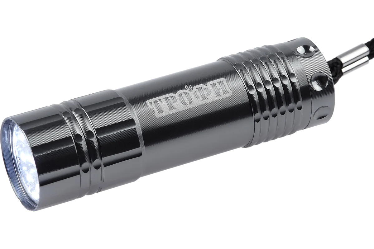 Фонарь ЭРА ТРОФИ ТМ9 9ХLED алюм. 3ХААА /296,294/