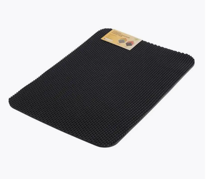 Коврик универсальный Соты 43х62см черный Т081506