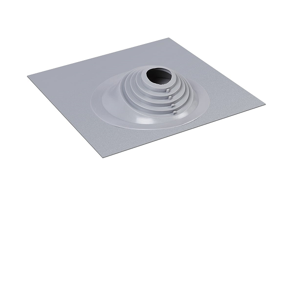 Кровельный проход ASTON №3 D150-300мм / 600х600мм угловой силикон серый17047- купить в АПлайн