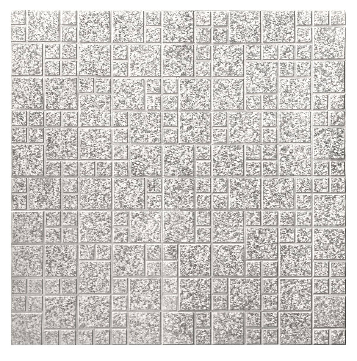 Панель самоклеящаяся Белая репорт 70х77х0,3см