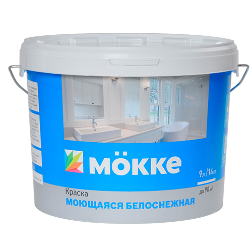 Краска в/д MÖKKE акриловая интерьерная моющаяся 1кг***7111- купить в АПлайн