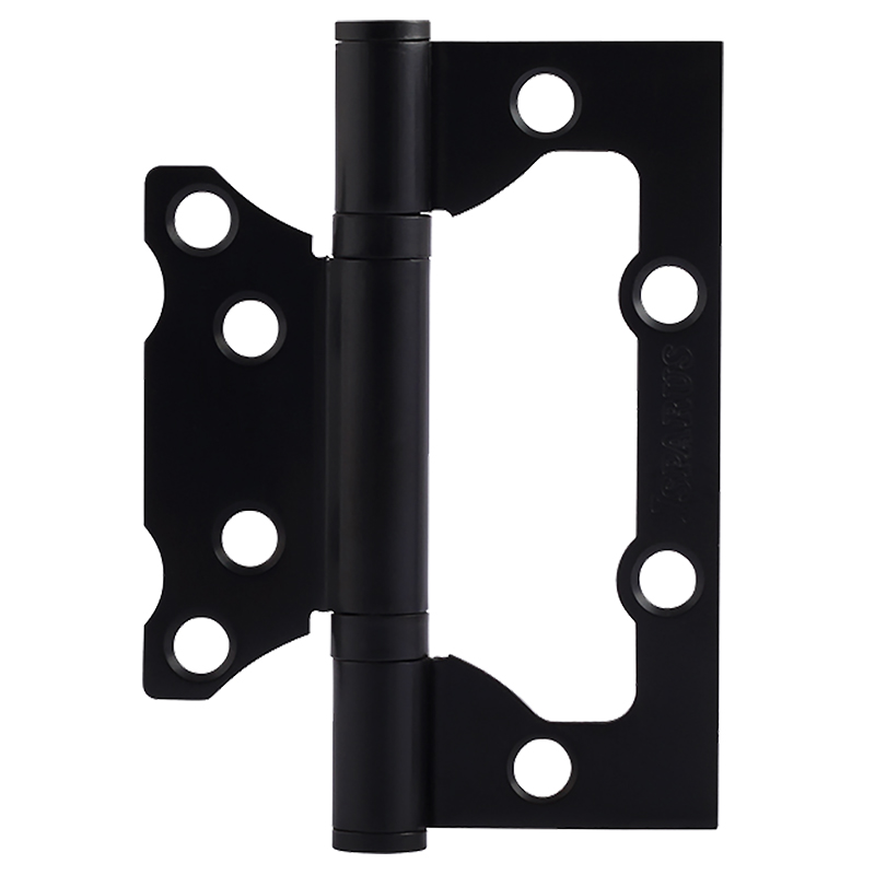 Петля накладная (бабочка) НОРА-М ISPARUS 800-4 100х75х2,5мм черный (2шт)