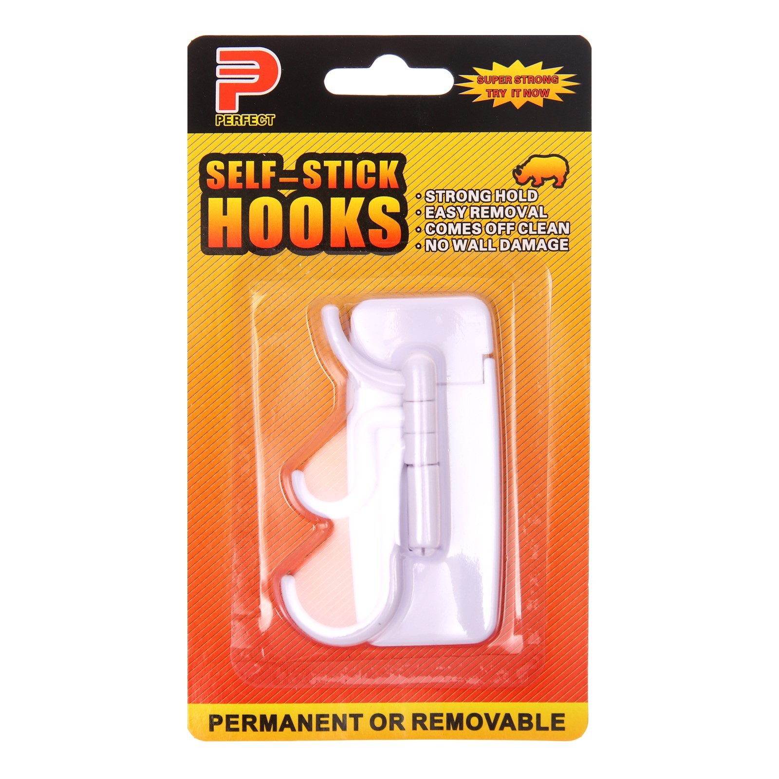 Крючок металл. самоклеящийся Мой выбор 8,5х3,7см с системой бесследного удаления 7363807