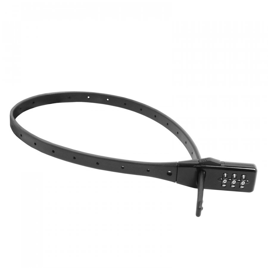 Замок велосипедный БУЛАТ ВС 455 НС трос 53см кодовый черный