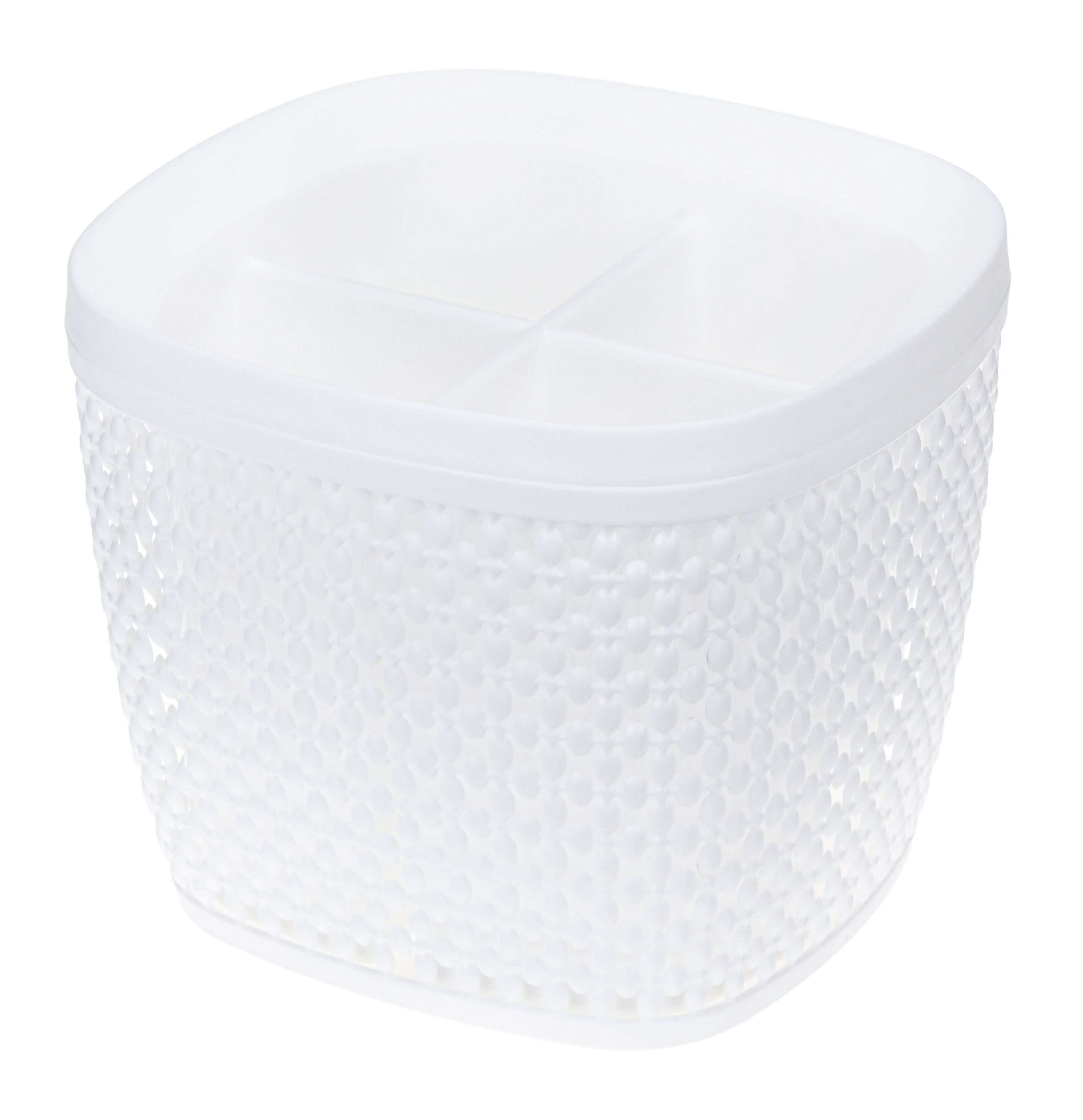 Сушилка для столовых приборов пласт. Пирула белая М1168