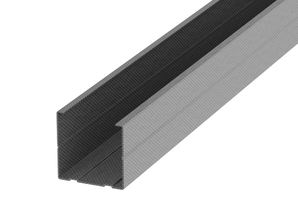 Профиль рельефный ПС 50х50 0,4мм L-3м - 1401 - купить в АПлайн