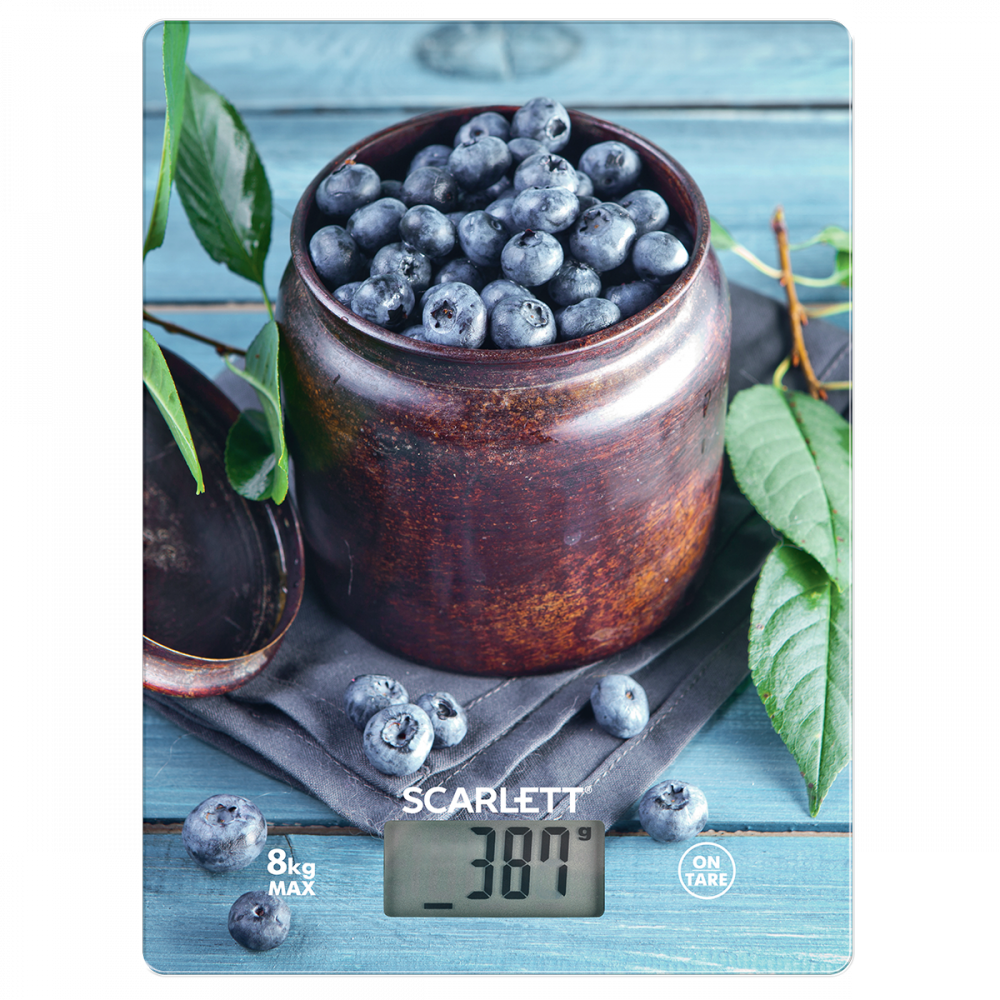ВЕСЫ SCARLETT SC-KS57P60 КУХОННЫЕ ЧЕРНИКА