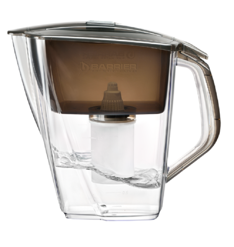 Кувшин Барьер Гранд Neo антрацит, воронка 1,7л / кувшин 4,2л, календ. индикат.