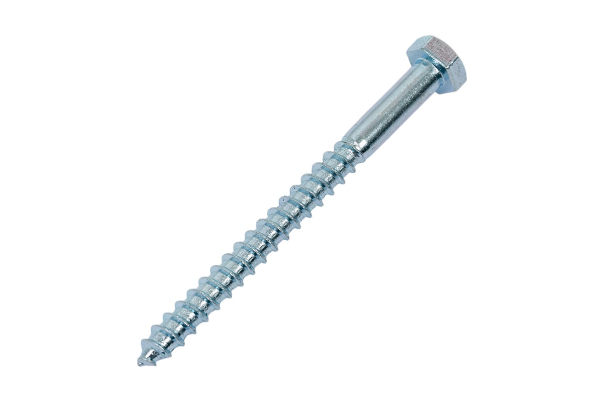 Шуруп "Глухарь" DIN 571 (болт сантехнический) 6х70 коробка (40шт) Стройметиз