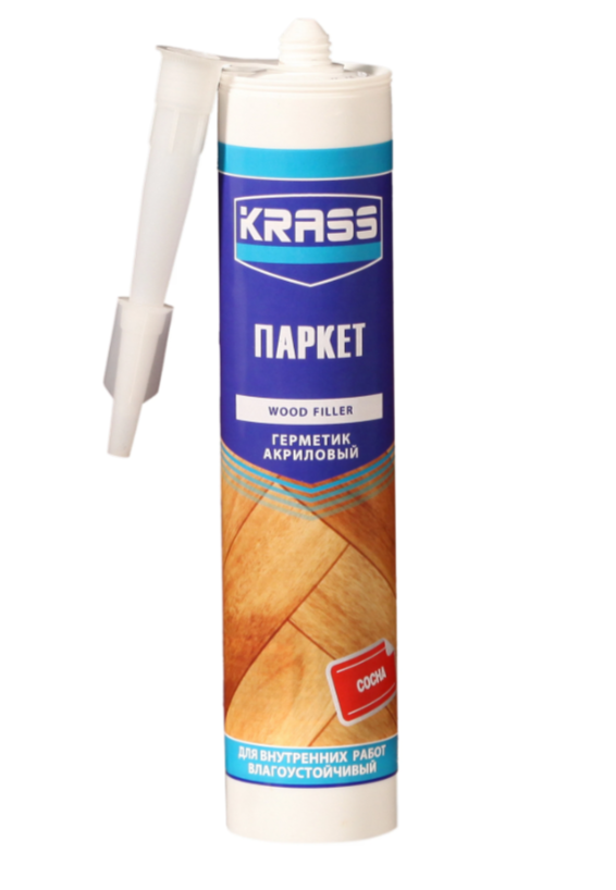 Герметик акриловый KRASS для дерева и паркета сосна 300мл
