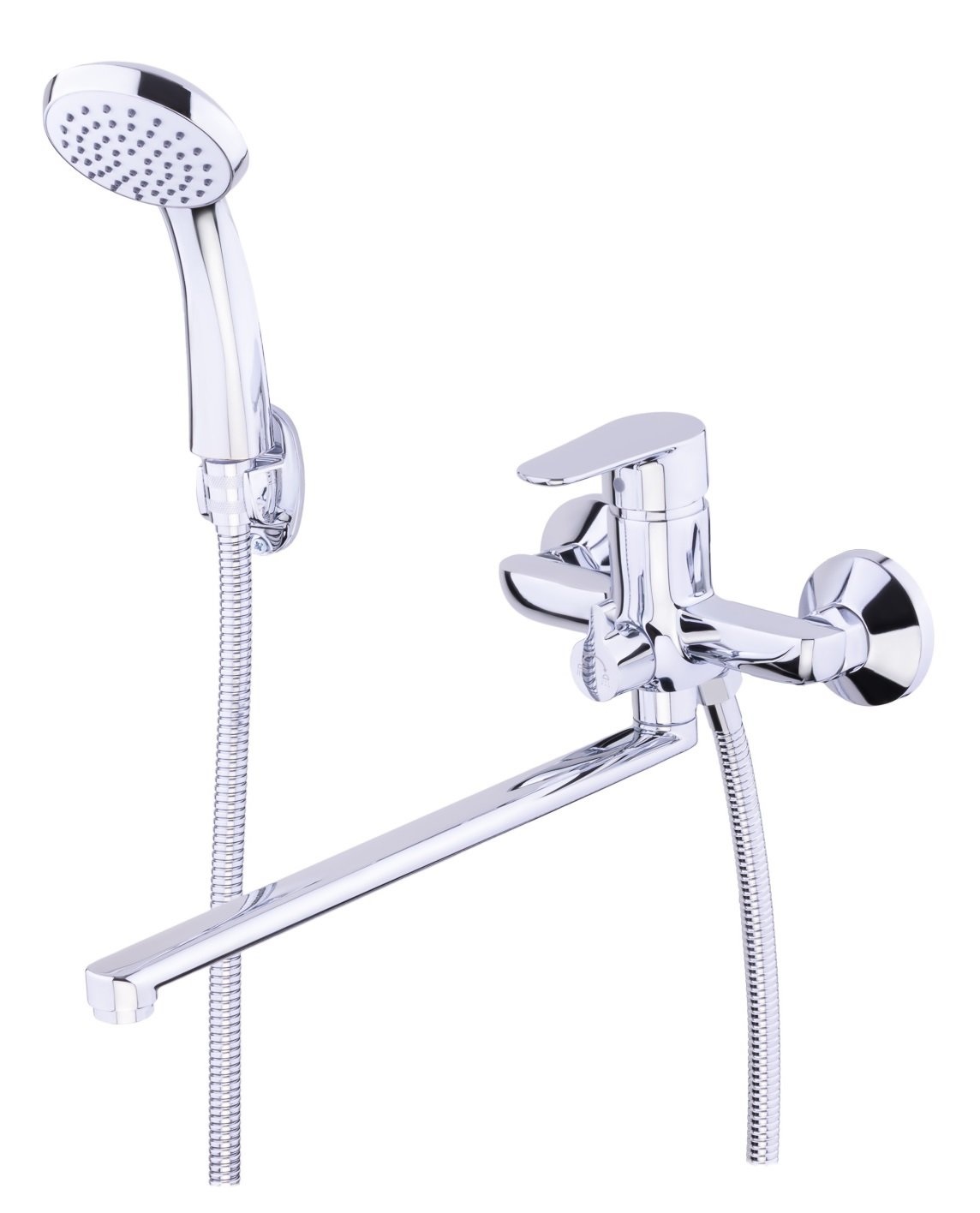 Смеситель для ванны RUSANT латунь,хром,картридж D35,излив L-образ. 35 см. RV22023523-012