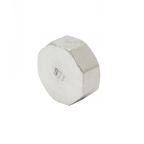 Заглушка 3/4" внутренняя резьба никелированный /801/