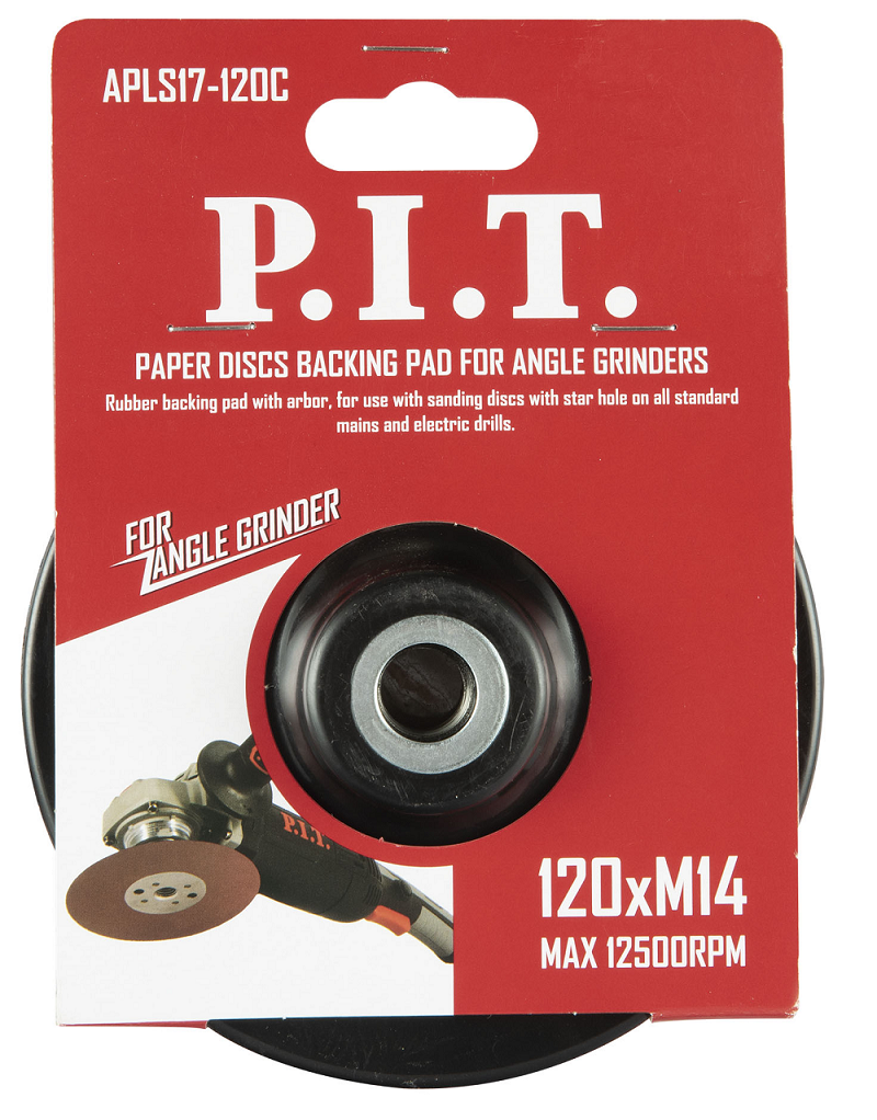 Тарелка опорная для УШМ 120мм, гайка М14 P.I.T APLS17-120CAPLS17-120C- купить в АПлайн