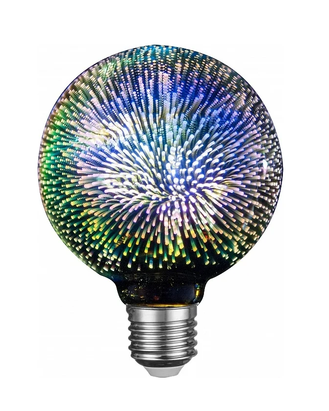 Лампа светодиодная E27 General LOFT G95S-3D 8W 2700К теплый свет 95х136 PICTURES 661404/ 927 - 661404 - купить в АПлайн