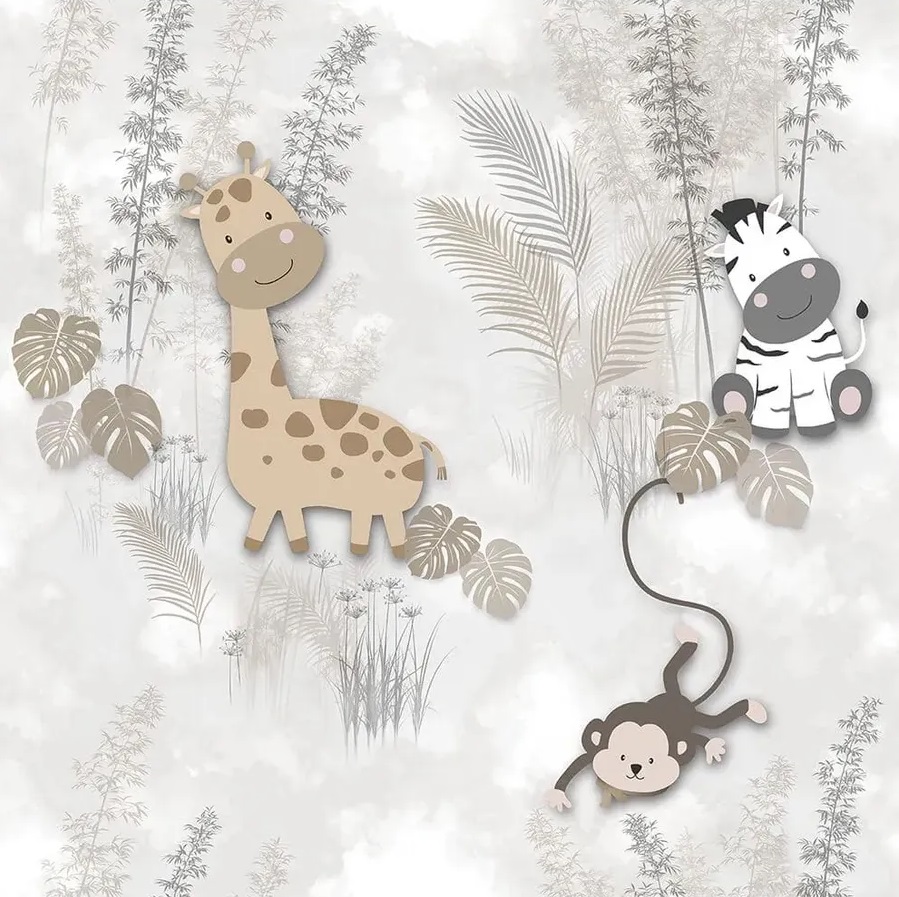 Обои бумажные дуплекс Фокс Мадагаскар 0,53х10м 12760