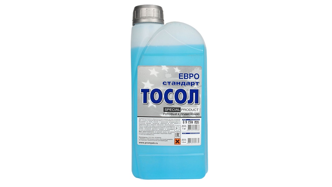Тосол ПРОМПЭК ЕВРО Стандарт -30 1кг 2000812342648- купить в АПлайн