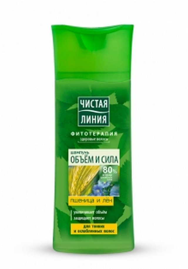 ШАМПУНЬ "ЧИСТАЯ ЛИНИЯ" ОБЪЕМ И СИЛА Д/ТОН. И ОСЛ.ВОЛ. 250МЛ