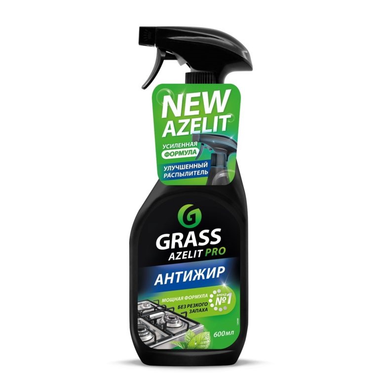 Средство чистящее AZELIT PRO Антижир для кухни 600мл 126091126091- купить в АПлайн