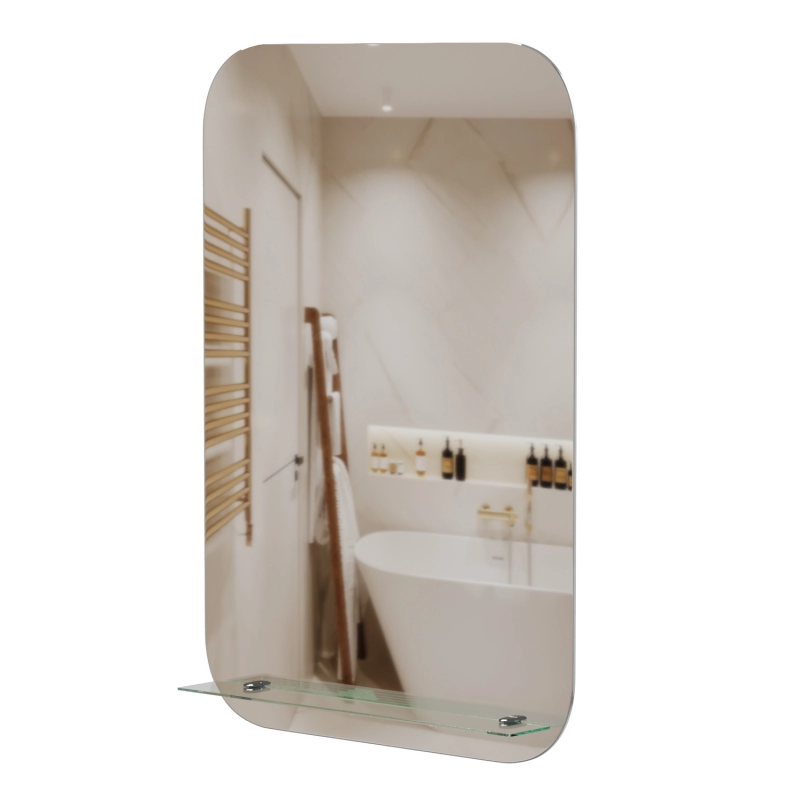 Зеркало MIXLINE "Адель" 550х800  с полкой/555932