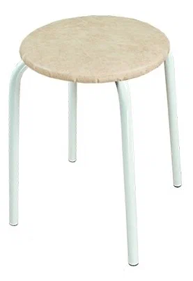 Табурет металл. Пенёк круглый бежевый Т 270 Б