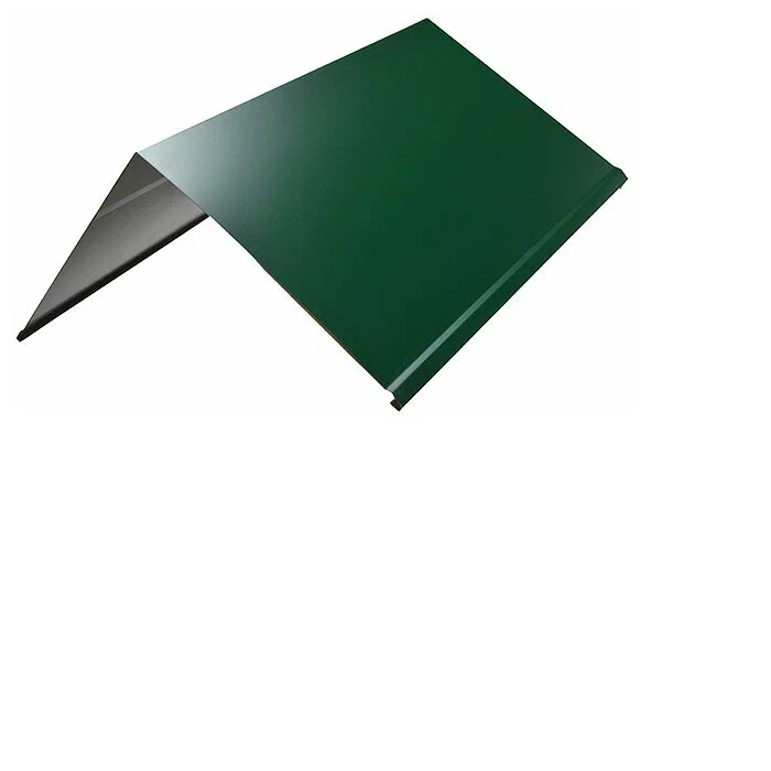 Конек RAL 6005 150х150х2000 с вальцовкой